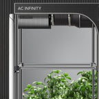 Grow Tent Mounting Bars, for Indoor Grow Spaces, 4x4' - Quick Bloom Lights