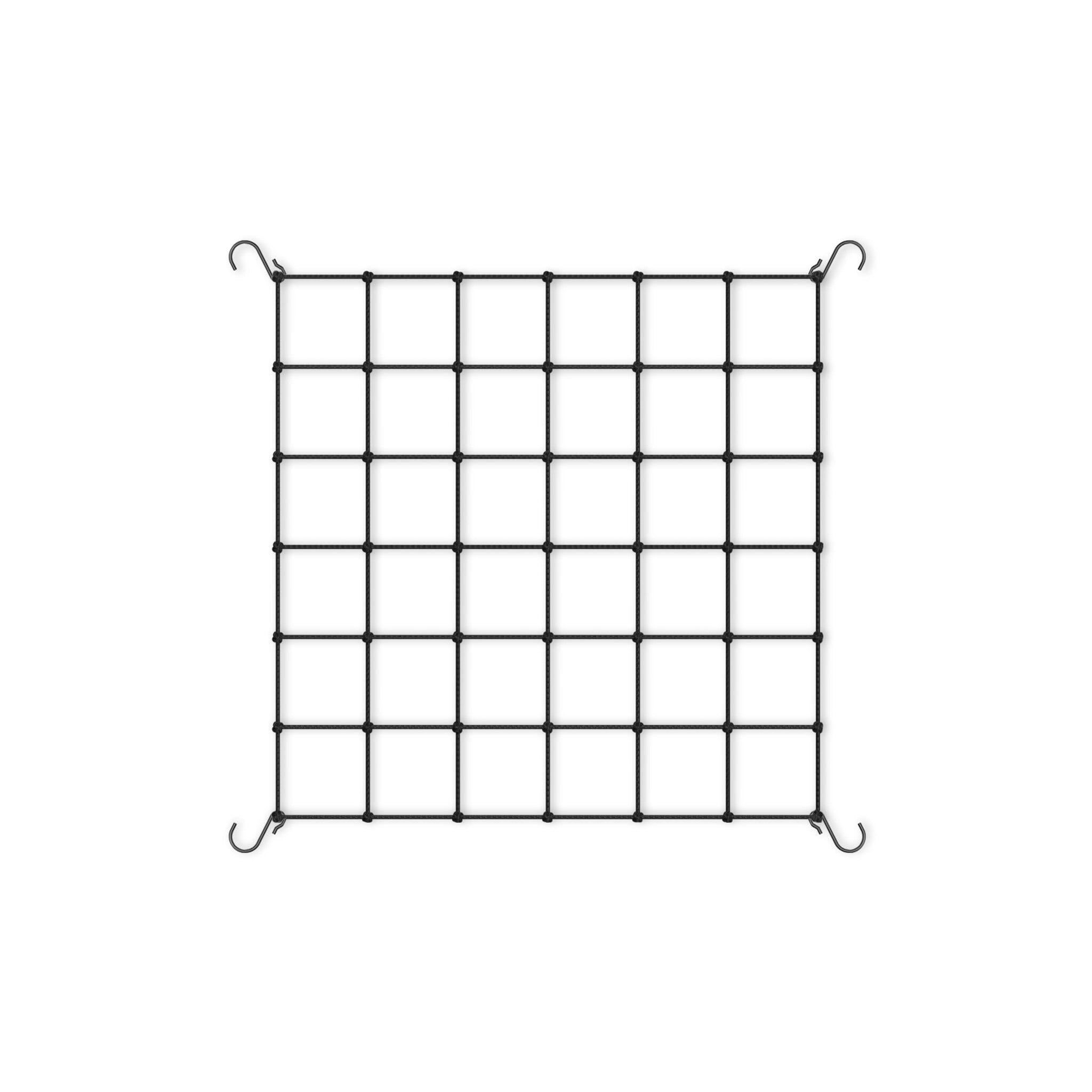 Grow Tent Trellis Netting, Flexible Elastic Cords, 3x3 Feet - Quick Bloom Lights