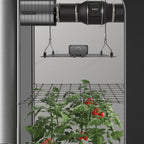 Grow Tent Trellis Netting, Flexible Elastic Cords, 4x4 Feet - Quick Bloom Lights