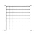 Grow Tent Trellis Netting, Flexible Elastic Cords, 4x4 Feet - Quick Bloom Lights