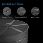 Hanging Herb Drying Rack, 24 inch diameter, with 6 tiers - Quick Bloom Lights