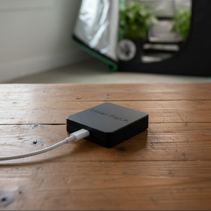 Heat Pack. USB - C Seed Germination Heater - Quick Bloom Lights