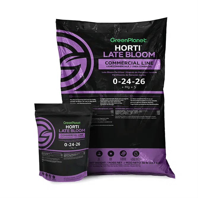 Horti Late Bloom (0 - 24 - 26) Dry Fertiliser – Final Flowering Booster by GreenPlanet - Quick Bloom Lights