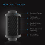 Inline Duct Fan Silencer, 8 Inch - 200 MM - AC Infinity - Quick Bloom Lights