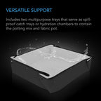 Instant Potting Mix Kit, 2 - Plant Starter Set - Quick Bloom Lights