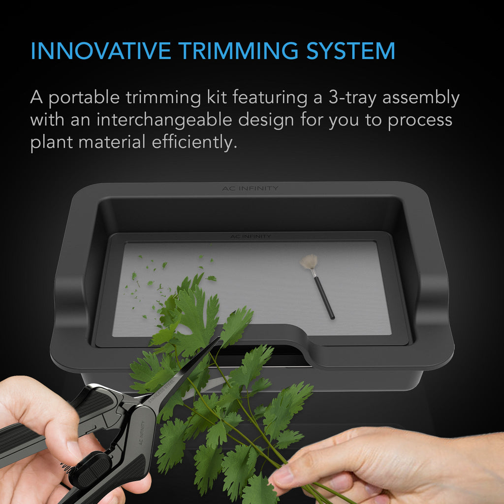 Tray Screen AC Infinity Large Trim Tray System | 3-Tray & 2-Screen Kit – Quick ...