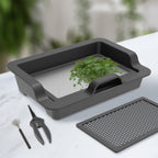 Large Trim Tray System, 3 - Tray & 2 - Screen Kit, Interchangeable and Ergonomic Design - Quick Bloom Lights