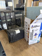 Aussie Mushroom Supplies Lion's Mane kit box, block bag and Lykyn grow box on day 0