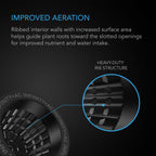 Mesh Net Cups, Slotted pots with wide lips, 2 - Inch, 50 Pack - Quick Bloom Lights