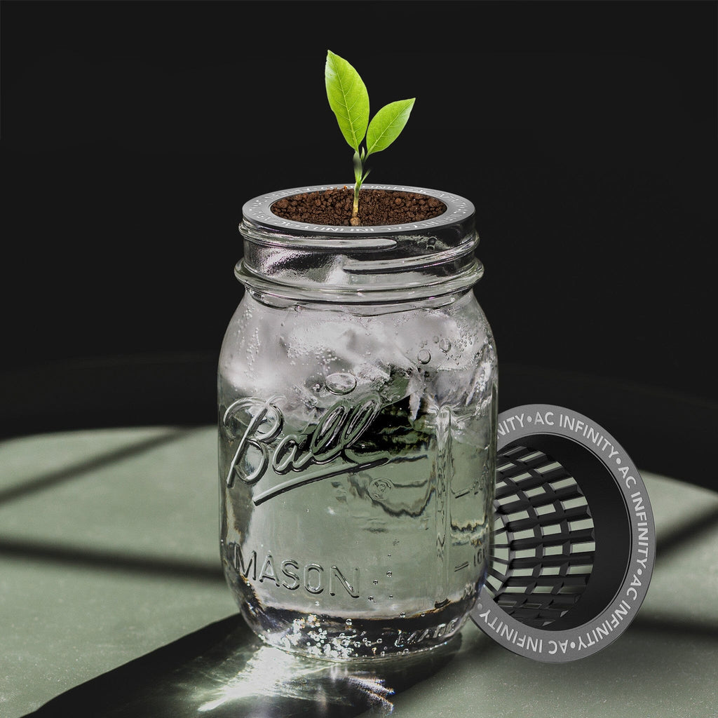 Mesh Net Cups, Slotted pots with wide lips, 4 - Inch, 25 Pack - Quick Bloom Lights