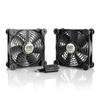Multifan S7, Quiet USB Cooling Fan, Dual 120 MM - Quick Bloom Lights