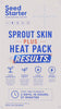 Seeds sprouting in under 3 days using Sprout Skin and heat pack by seed starter