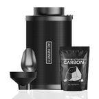 Refillable Carbon Filter Kit, With Charcoal Refill, 4 Inch - 100 MM - Quick Bloom Lights