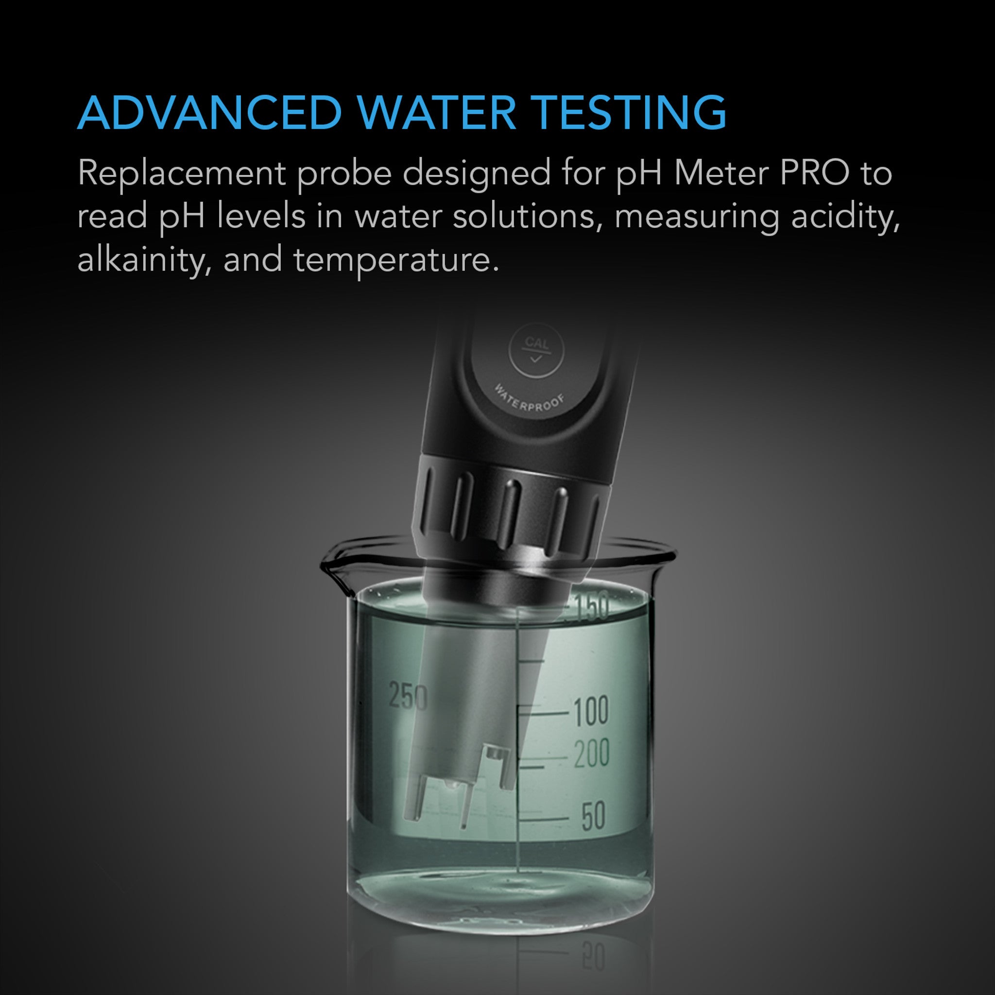 Replacement Probe For Hydroponic Meter Pro Kit - Quick Bloom Lights