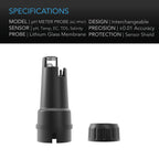 Replacement Probe For Hydroponic Meter Pro Kit - Quick Bloom Lights