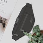 Smell Proof Belt Bag, Black, With 900D Nylon Fabric and Carbon Filter Lining - Quick Bloom Lights