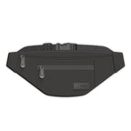 Smell Proof Belt Bag, Black, With 900D Nylon Fabric and Carbon Filter Lining - Quick Bloom Lights