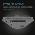Smell Proof Belt Bag, Gray, With 900D Nylon Fabric and Carbon Filter Lining - Quick Bloom Lights