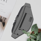 Smell Proof Belt Bag, Gray, With 900D Nylon Fabric and Carbon Filter Lining - Quick Bloom Lights