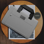 Smell Proof HandBag, Gray, With 900D Nylon Fabric and Carbon Filter Lining - Quick Bloom Lights