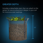 Soil Sensor Probe, Exclusively for Controller AI+ - Quick Bloom Lights