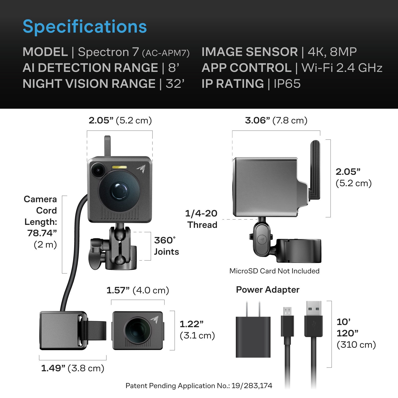 Spectron 7 Specifications