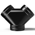 Steel 3 - Way Y Duct Splitter, 6 - Inch - Quick Bloom Lights