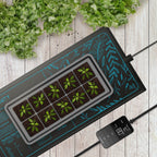 Suncore H3, Seedling Heat Mat with heat Controller, IP - 67 Waterproof 25.4 x 52.70 CM - Quick Bloom Lights