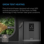 Thermoforge T3, Environmental Plant Heater, Smart VPD Controls - Quick Bloom Lights
