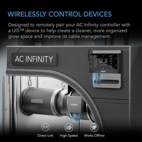 UIS 1 - to - 1 Transmitter & Receiver, Wirelessly Connects UIS Devices and Controllers, 2 - Pack - Quick Bloom Lights