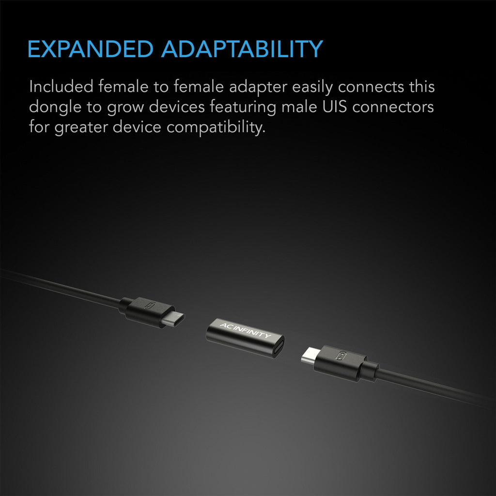 UIS 2 - IN - 1 Splitter, Daisy - Chain Adapter Dongle - Quick Bloom Lights