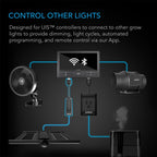 UIS Lighting Adapter Type - D, for LED GROW LIGHTS with Dimmer Control Wire Drivers - Quick Bloom Lights
