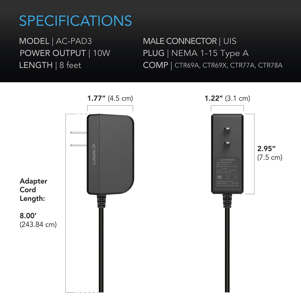 UIS Power Adapter, For Controllers Not Powered By UIS Devices - Quick Bloom Lights