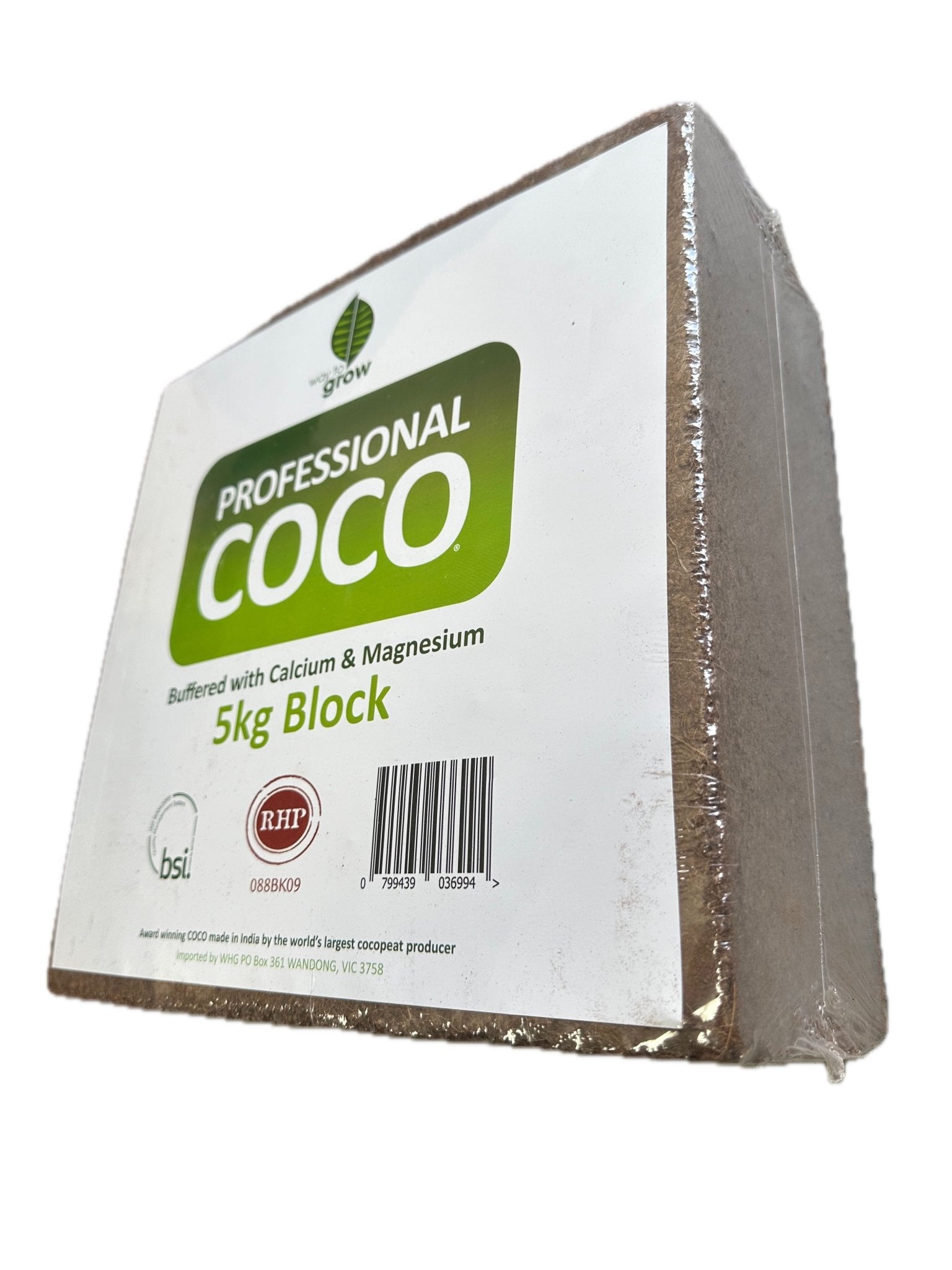 W2G Professional Coco 5 kg Block - Quick Bloom Lights