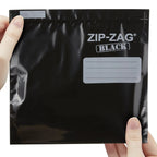 Zip - Zag Black Smell - Proof Storage Bags – Resealable & Reusable - Quick Bloom Lights