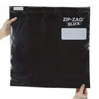 Zip - Zag Black Smell - Proof Storage Bags – Resealable & Reusable - Quick Bloom Lights
