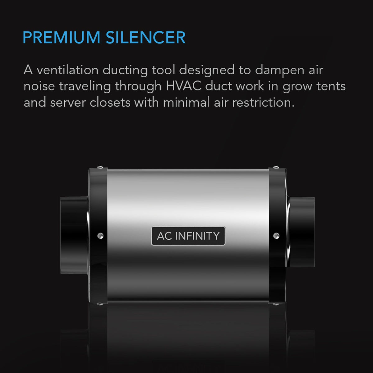 AC Infinity Duct fan silencer premium 