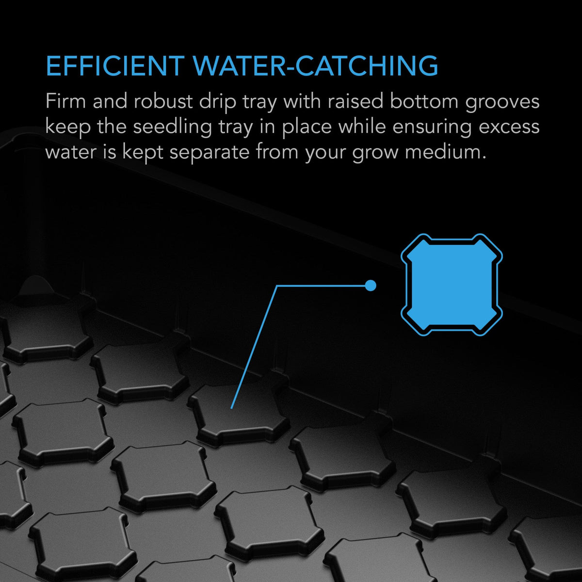 Efficient water-catching 