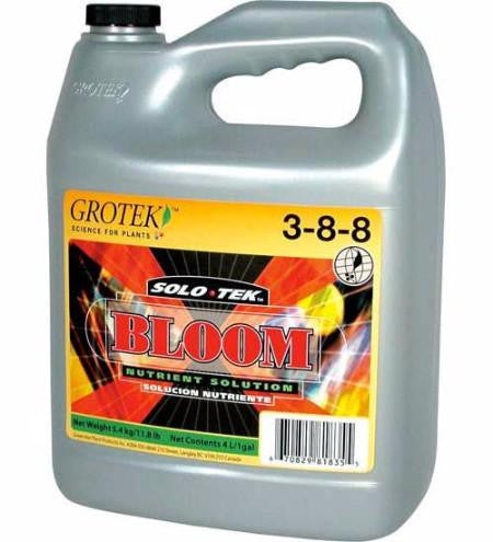 Grotek Solo-Tek Bloom Nutrient - 1 Litre and 4 Litre