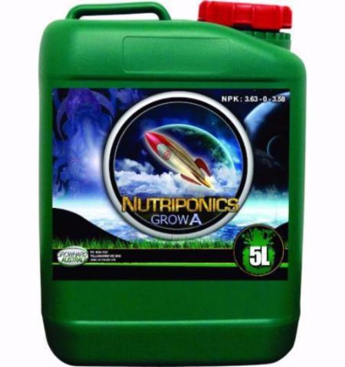 GrowHard Nutriponics Nutrients - Grow A&B - 1L 5L 25L