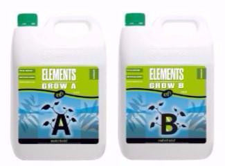 Nutrifield Elements Grow A &amp; B 5 Liter set Nutrients