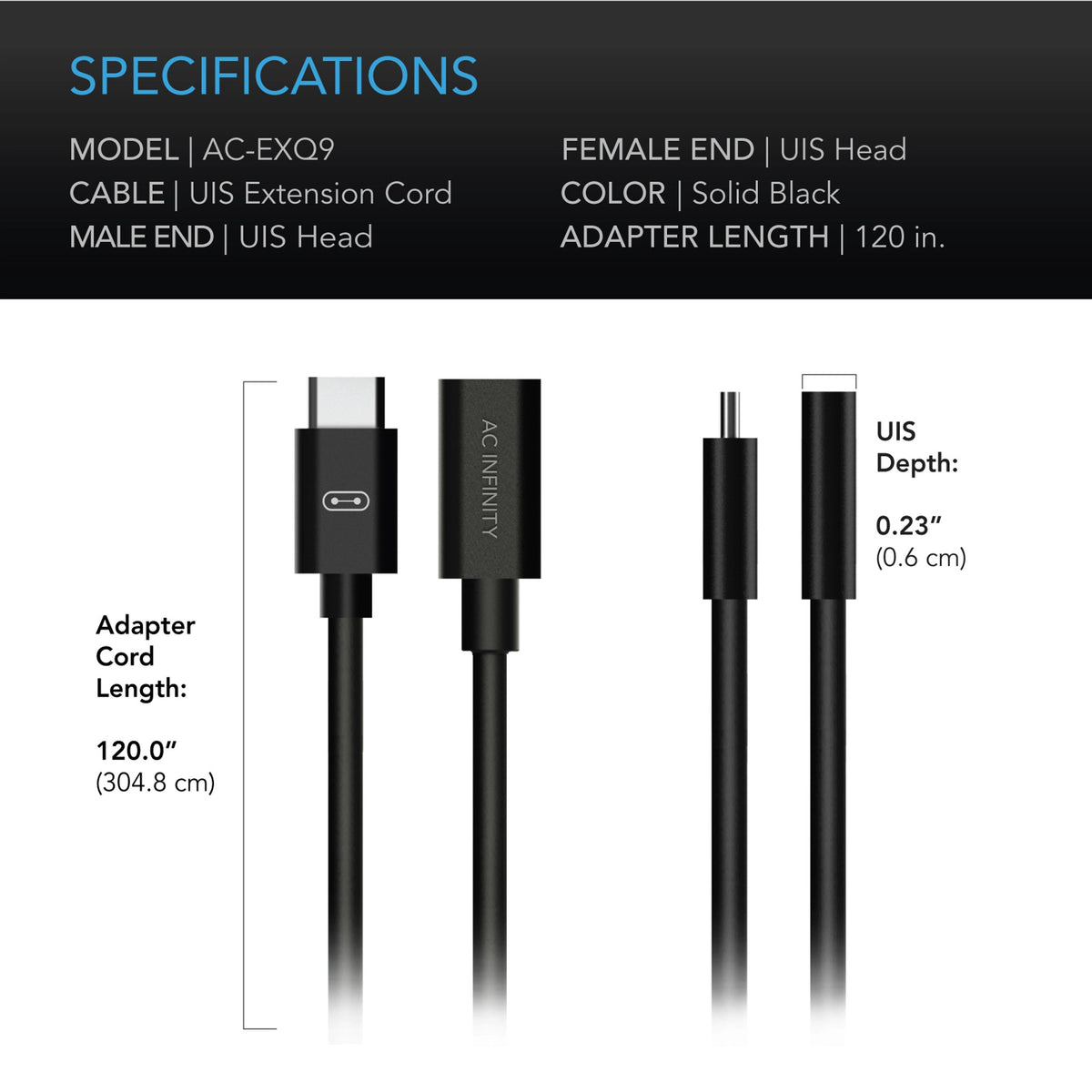 UIS Extension cable specifications