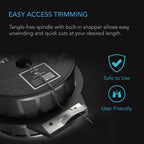 Black Twist Ties with Built - In Cutter, 100 m - AC Infinity - Quick Bloom Lights