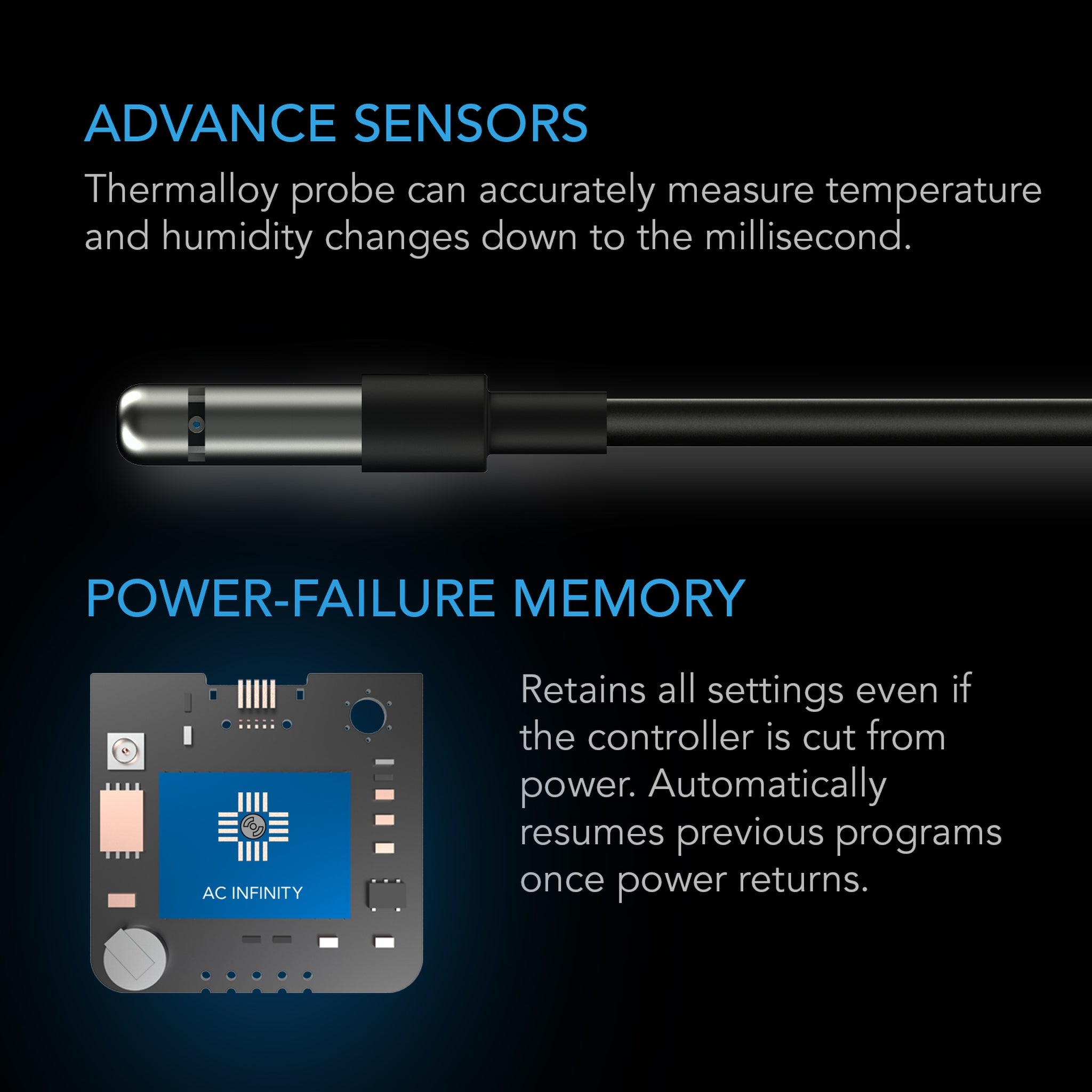 Controller 67, Temperature and Humidity Fan Controller with scheduling cycles, Dynamic Speed, Data App. - Quick Bloom Lights