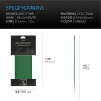 Heavy - Duty Twist Ties, Thin Rubberized Texture, 10 m - Quick Bloom Lights