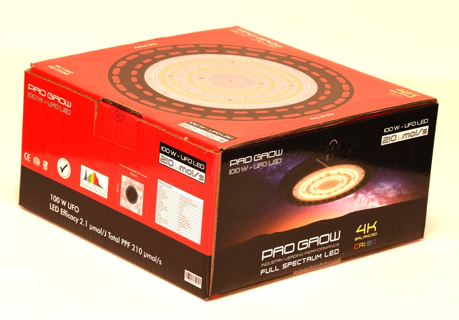 Pro Grow LED UFO 100w 200W 300 Watt Samsung and Osram Diodes (New Version) - Quick Bloom Lights