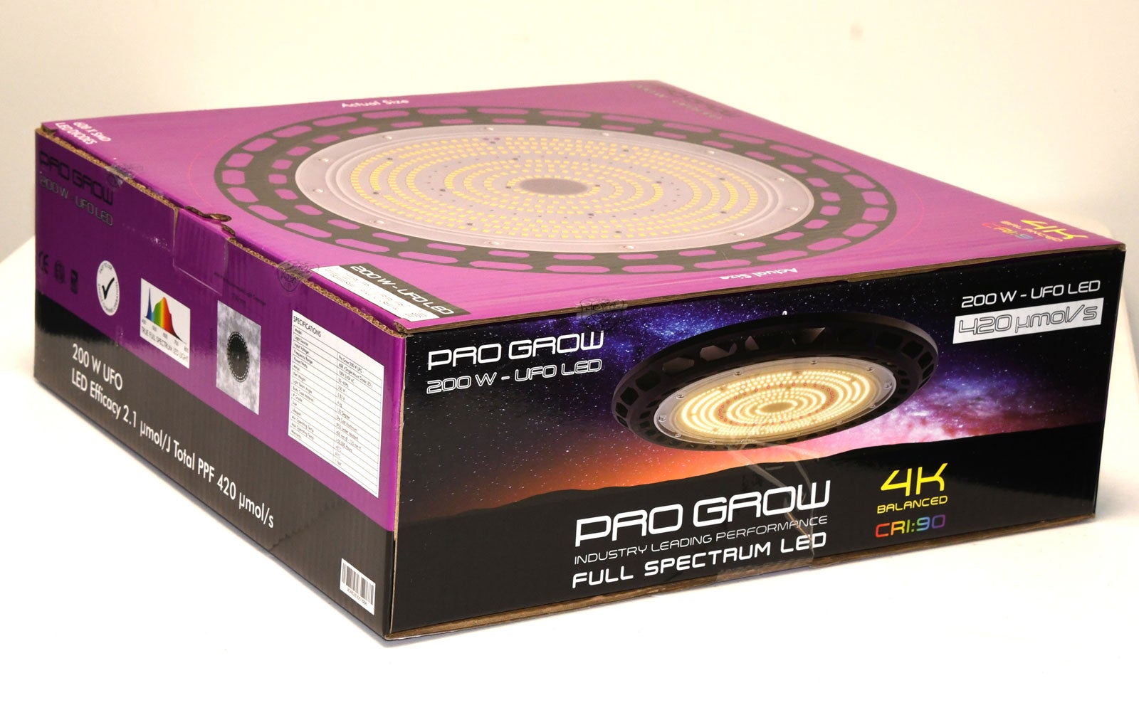 Pro Grow LED UFO 100w 200W 300 Watt Samsung and Osram Diodes (New Version) - Quick Bloom Lights