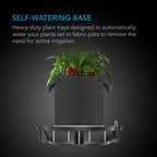 Self - watering Fabric pot base 4 pack from AC Infinity - Quick Bloom Lights